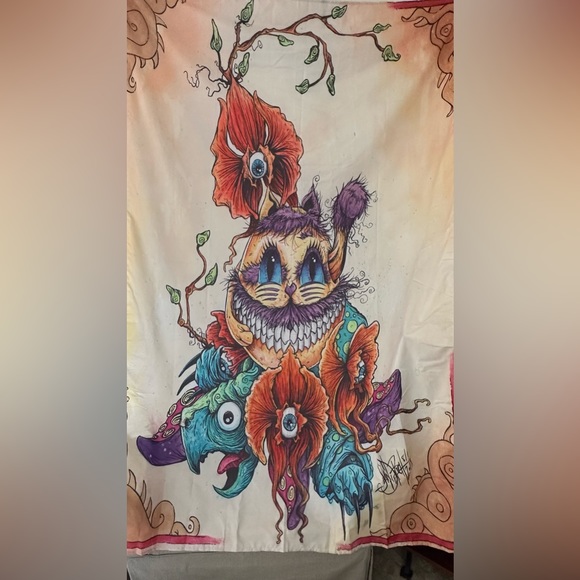 Cockpaw Tapestry by Sean Dietrich. 60” x 90” 5ft by 7.5 ft - Picture 4 of 5